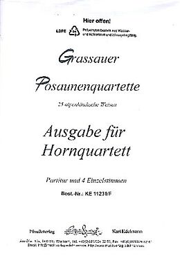  Notenblätter Grassauer Posaunenquartette