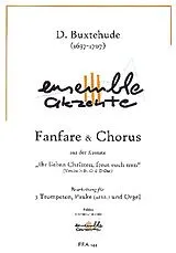 Dieterich Buxtehude Notenblätter Fanfare und Chorus