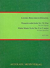 Georg Friedrich Händel Notenblätter Wassermusik-Suite C-Dur Nr.2