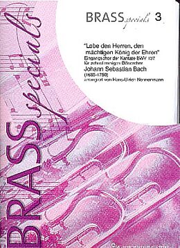 Johann Sebastian Bach Notenblätter Lobe den Herren den mächtigen König der Ehren BWV137