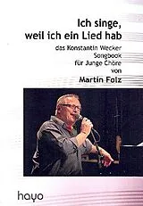 Konstantin Wecker Notenblätter Ich singe, weil ich ein Lied hab