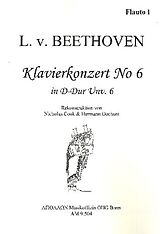 Ludwig van Beethoven Notenblätter Konzert D-Dur Nr.6