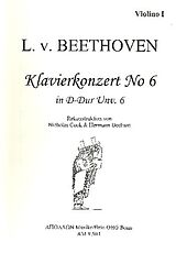 Ludwig van Beethoven Notenblätter Konzert D-Dur Nr.6