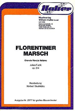 Julius Fucik Notenblätter Florentiner Marsch op.214