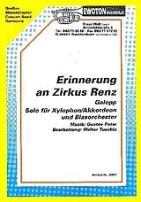 Gustav Peter Notenblätter Erinnerung an Zirkus Renz