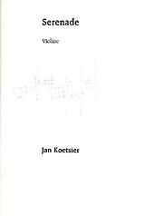 Jan Koetsier Notenblätter Serenade op.76