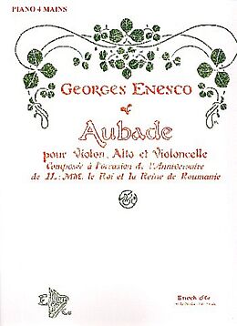 (Enesco) George Enescu Notenblätter Aubade