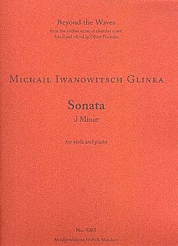 Michael Iwanowitsch Glinka Notenblätter Sonate d-Moll
