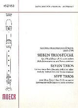 Georg Friedrich Händel Notenblätter 7 Triostücke