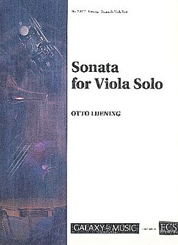 Otto Lüning Notenblätter Sonata
