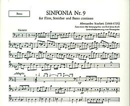 Alessandro Scarlatti Notenblätter Sinfonia g-Moll Nr.9