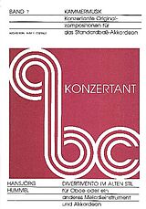 Hansjörg Hummel Notenblätter ABC konzertant Band 7