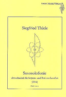 Siegfried Thiele Notenblätter Saxosolophonie