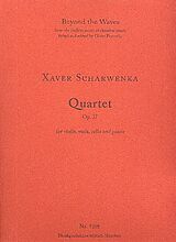 Franz Xaver Scharwenka Notenblätter Quartett op.37