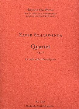 Franz Xaver Scharwenka Notenblätter Quartett op.37