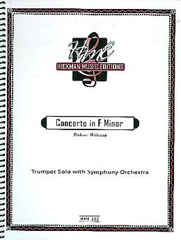 Oskar Böhme Notenblätter Concerto in f minor