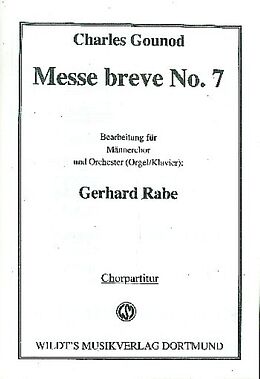 Charles Francois Gounod Notenblätter Messe breve no.7