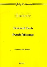 Notenblätter Taxi nach Paris und French Folksongs