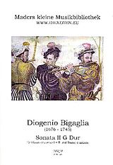 Diogenio Bigaglia Notenblätter Sonate G-Dur Nr.2