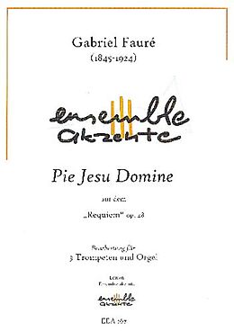 Gabriel Urbain Fauré Notenblätter Pie Jesu Domine op.48