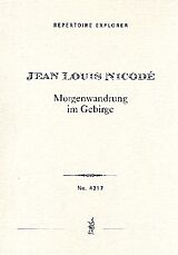 Jean Louis Nicodé Notenblätter Morgenwanderung im Gebirge op.36