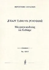 Jean Louis Nicodé Notenblätter Morgenwanderung im Gebirge op.36