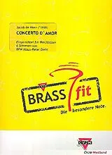 Jacob de Haan Notenblätter Concerto damore