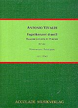 Antonio Vivaldi Notenblätter Konzert d-Moll RV481 F-VIII,5