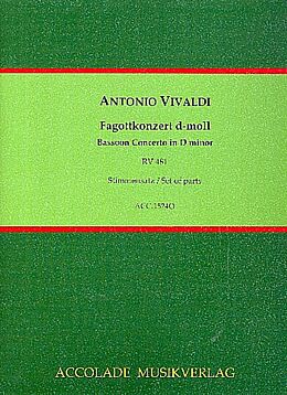 Antonio Vivaldi Notenblätter Konzert d-Moll RV481 F-VIII,5