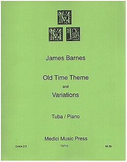James Barnes Notenblätter Old Time Theme