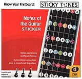  Instrumente+Zubehör Notes of the guitar Sticker