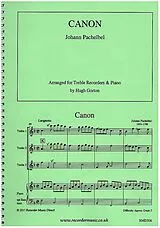 Johann Pachelbel Notenblätter Canon