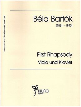 Béla Bartók Notenblätter First Rhapsody