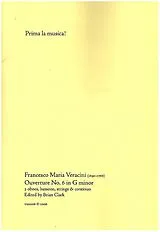 Francesco Maria Veracini Notenblätter Ouverture in G minor no.6