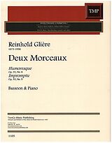 Reinhold Glière Notenblätter Deux Morceaux