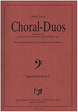  Notenblätter Choral-Duos