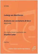 Ludwig van Beethoven Notenblätter Andante con variazione D-Dur WoO44b