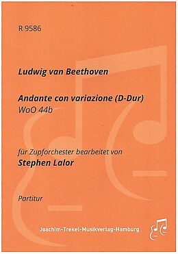 Ludwig van Beethoven Notenblätter Andante con variazione D-Dur WoO44b