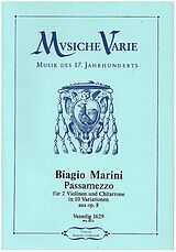 Biagio Marini Notenblätter Passamezzo aus op.8