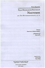 Felix Mendelssohn-Bartholdy Notenblätter Nocturne aus Ein Mitternachtstraum op.61