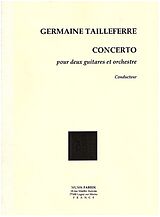 Germaine Tailleferre Notenblätter Concerto
