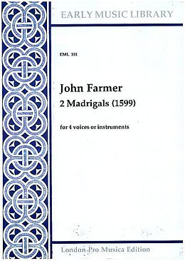 John Farmer Notenblätter 2 Madrigals