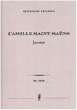 Camille Saint-Saëns Notenblätter Javotte