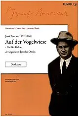 Josef Poncar Notenblätter Auf der Vogelwiese