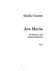 Giulio Caccini Notenblätter Ave Maria