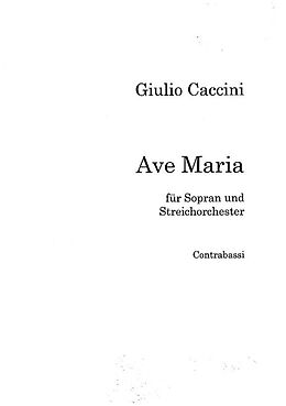 Giulio Caccini Notenblätter Ave Maria