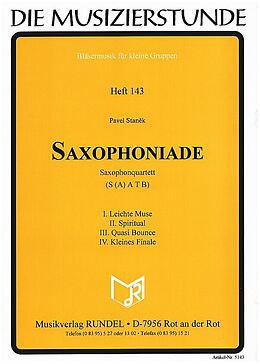 Pavel Stanek Notenblätter Saxophoniade