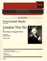 Franz Joseph Haydn Notenblätter London Trio in C no.1