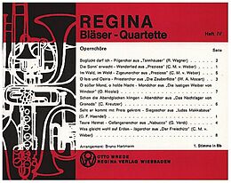 Notenblätter Regina Bläserquartette Band 4 - Choräle