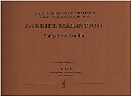 Gabriel Malancioiu Notenblätter Song for the Avadhut